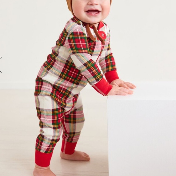 Hanna Andersson Other - Hanna Andersson Plaid Baby Zip Sleeper, 2T